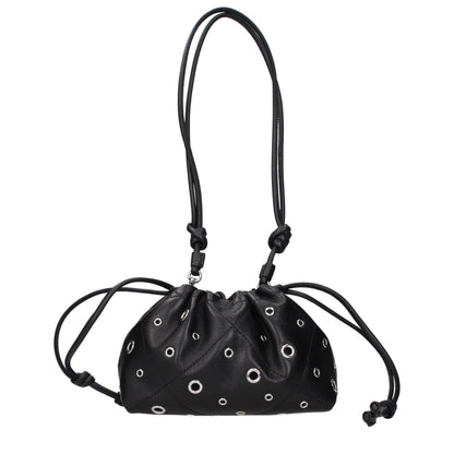 Tory Burch Black Leather Shoulder Bag