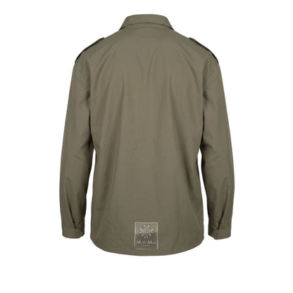 Mr&Mrs Italy Green Polyurethane Men Jacket