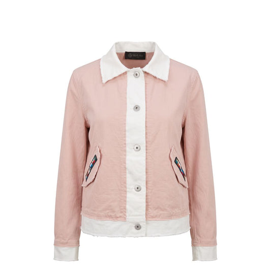 Mr&Mrs Italy Pink Cotton Women's Jacket