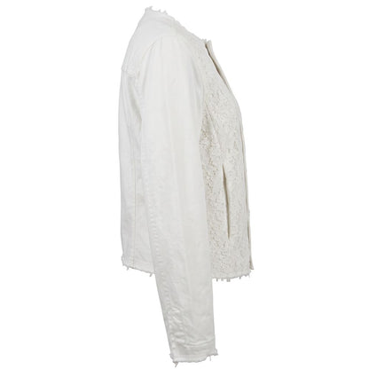 Mr&Mrs Italy White Cotton Women Jacket