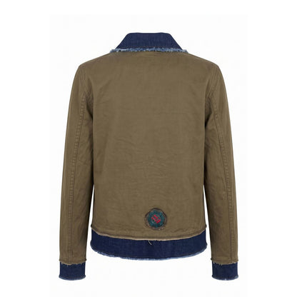 Mr&Mrs Italy Green Cotton Women's Jacket