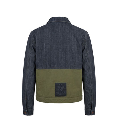 Mr&Mrs Italy Blue Cotton Mens Jacket