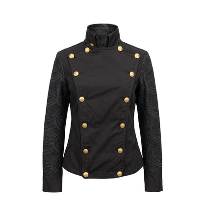 Mr&Mrs Italy Black Cotton Women Jacket