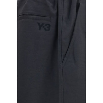 Y-3 Black Polyester Joggers (Workout Pants)