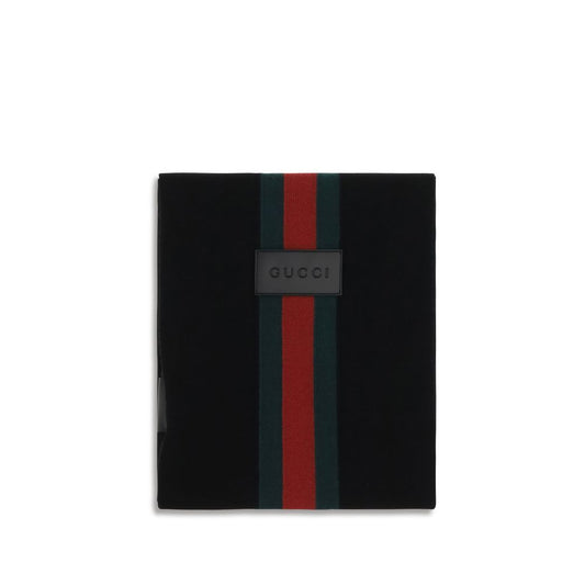 Gucci Black Wool Oves Aries Scarf