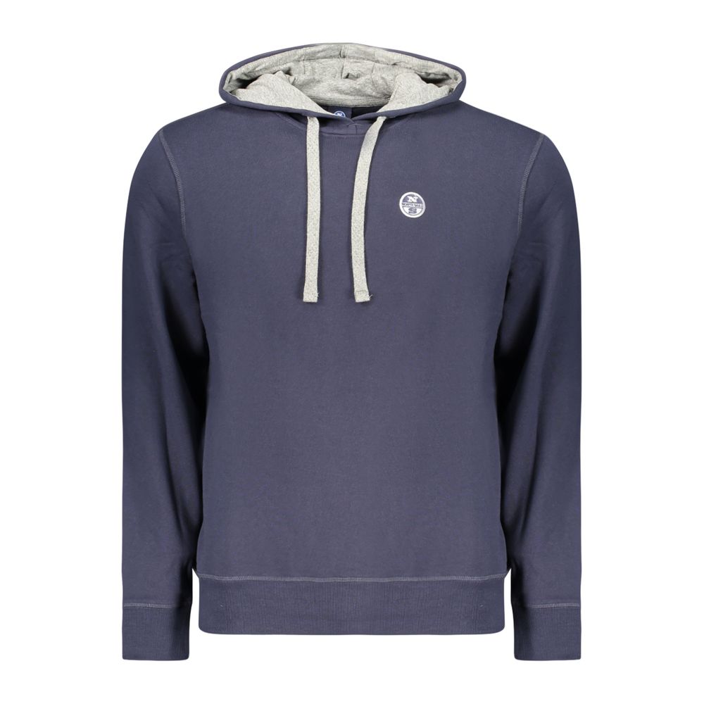North Sails Herren Hoodie aus blauer Baumwolle