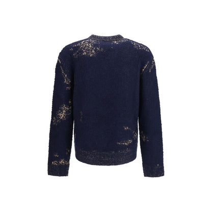 Maison Margiela Blue Cotton Sweatshirt