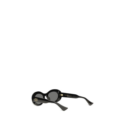 Valentino Garavani Black Acetate Sunglasses