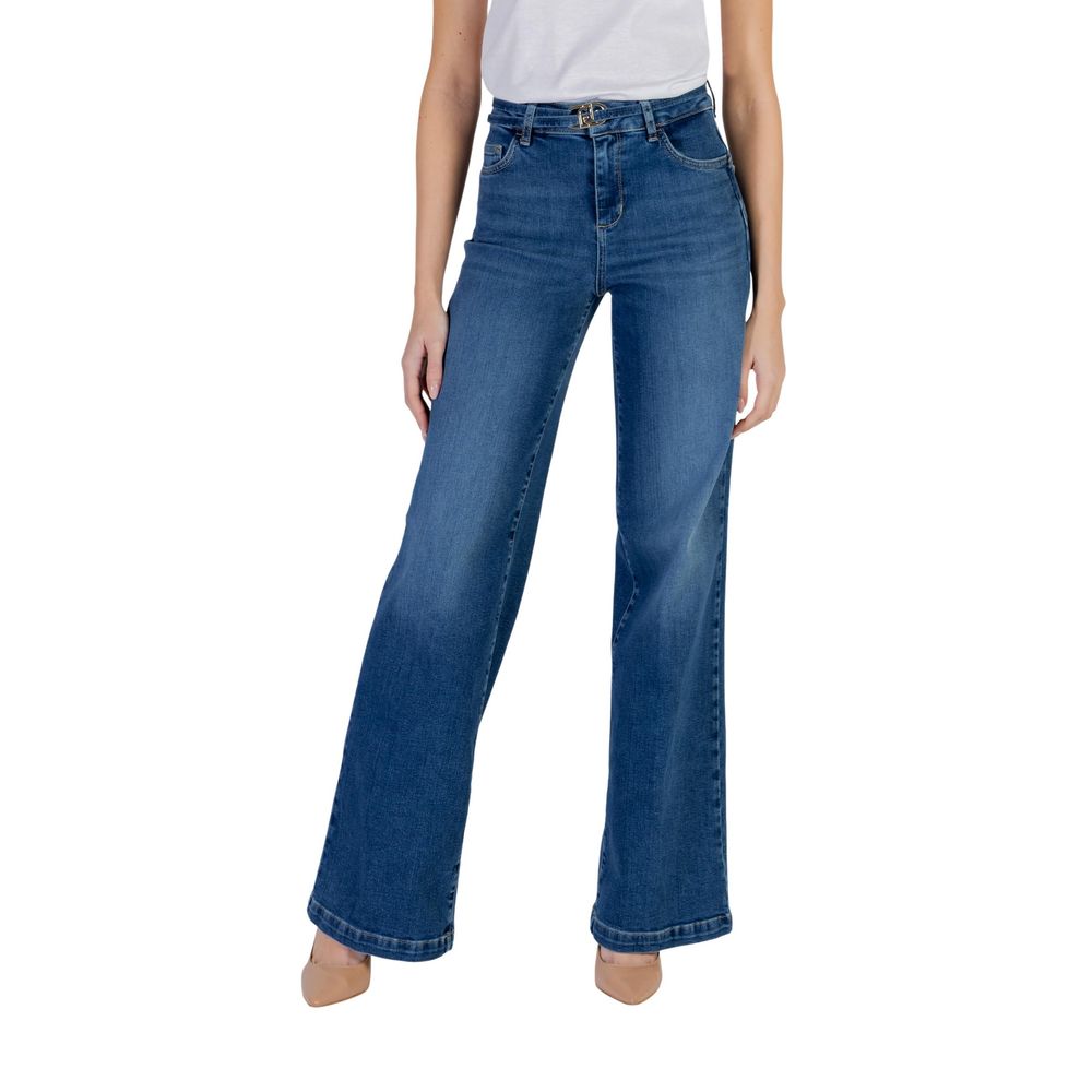 Liu Jo Blue Cotton Bootcut Jeans