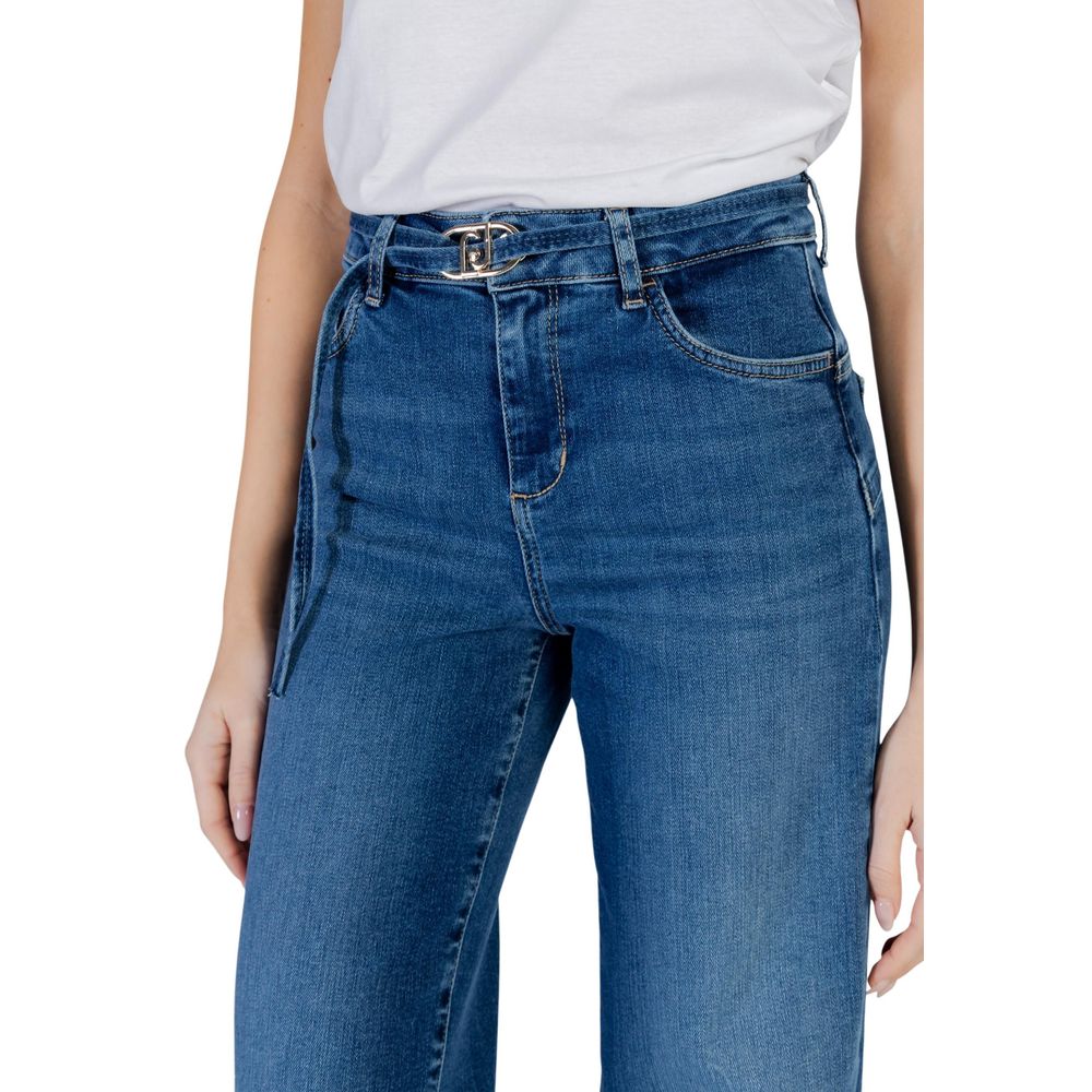 Liu Jo Blue Cotton Bootcut Jeans