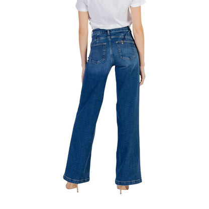 Liu Jo Blue Cotton Bootcut Jeans