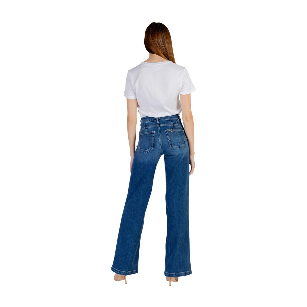 Liu Jo Blue Cotton Bootcut Jeans