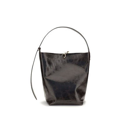 Benedetta Bruzziches Black Calf Leather Bos Taurus Shoulder Bag