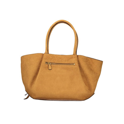 Guess Jeans Brown Polyester Handbag