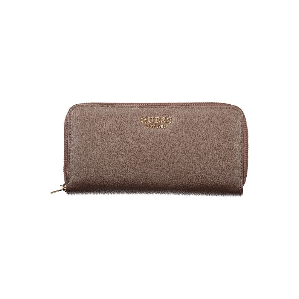 Guess Jeans Brown Polyethylene Wallet