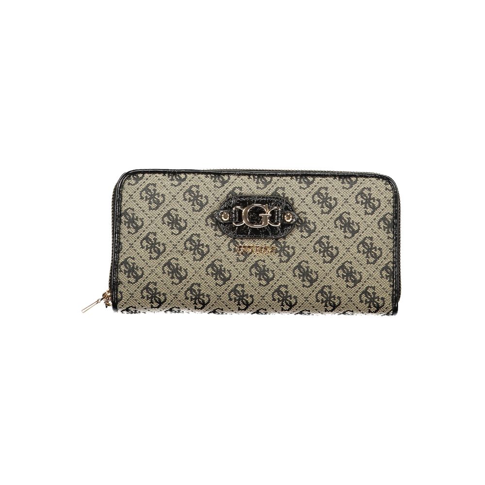 Guess Jeans Black Polyester Wallet