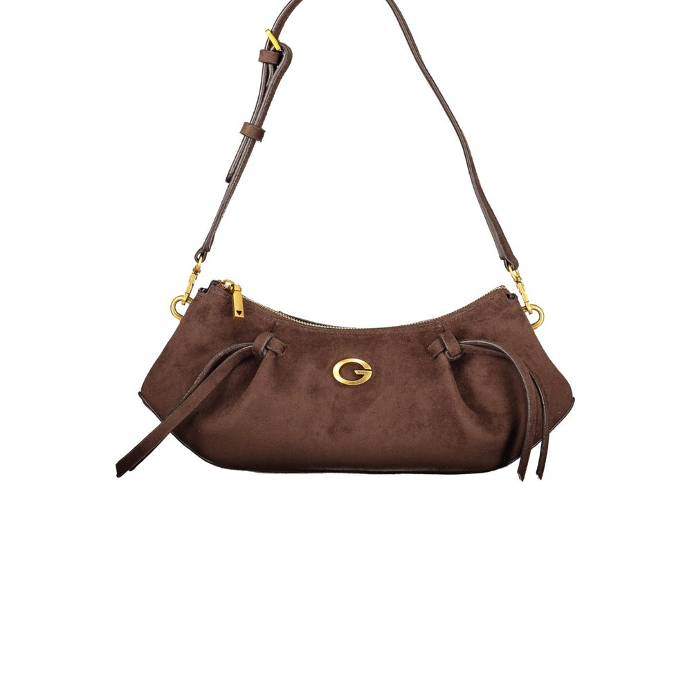 Guess Jeans Brown Polyester Handbag