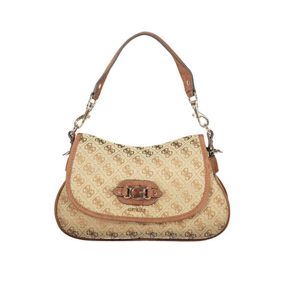 Guess Jeans Beige Polyester Handbag