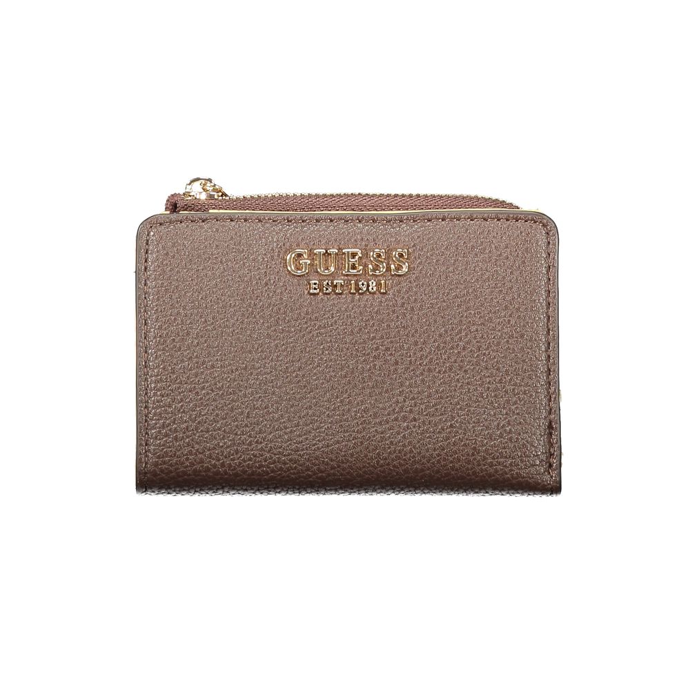Guess Jeans Brown Polyethylene Wallet