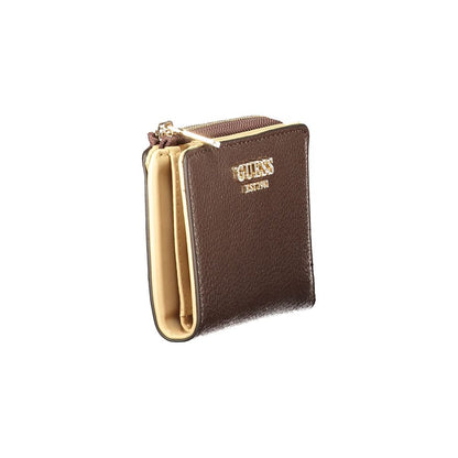 Guess Jeans Brown Polyethylene Wallet