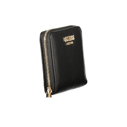 Guess Jeans Black Polyethylene Wallet