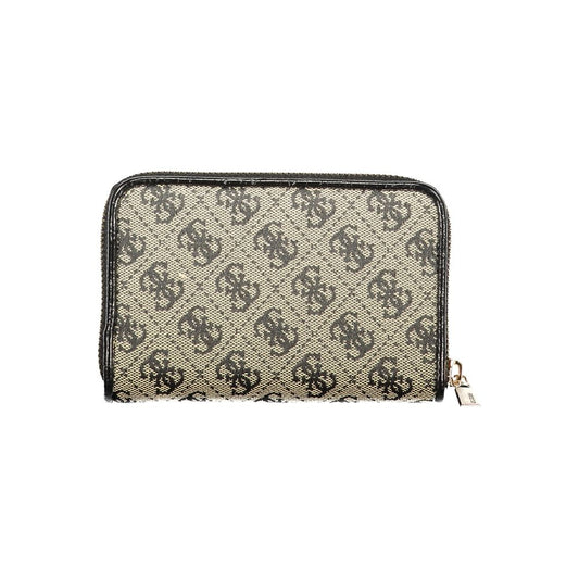 Guess Jeans Black Polyester Wallet
