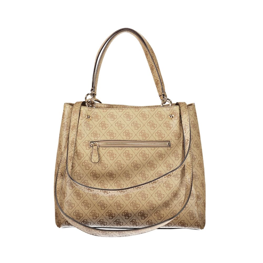 Guess Jeans Beige Polyethylene Handbag