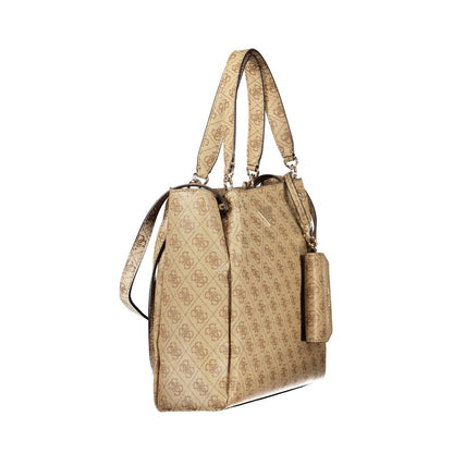 Guess Jeans Beige Polyethylene Handbag