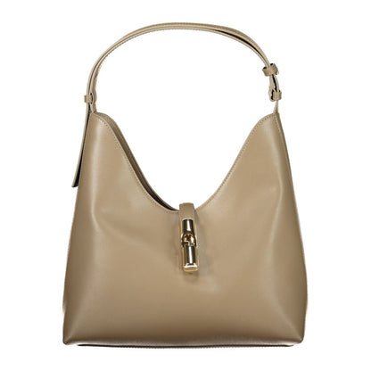 Furla Green Leather Handbag