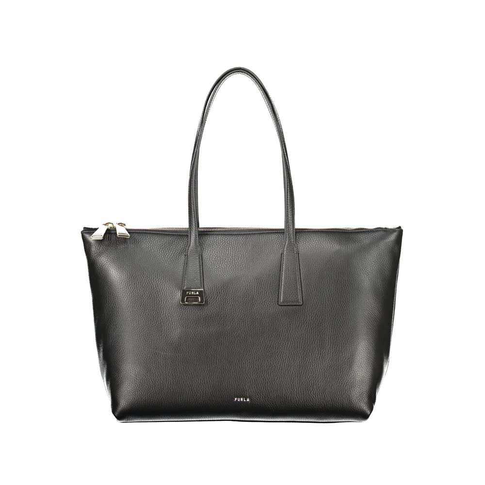 Furla Black Leather Handbag