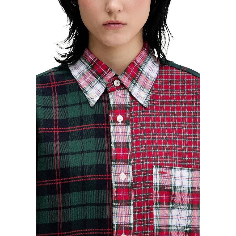 Tommy Hilfiger Jeans Red Cotton Longsleeve Shirt