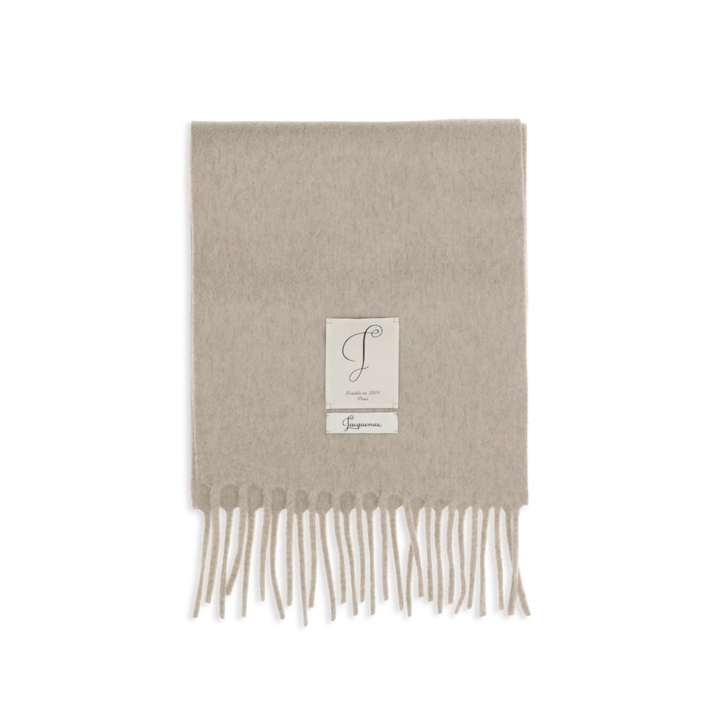 Jacquemus Beige Wool Oves Aries Scarf
