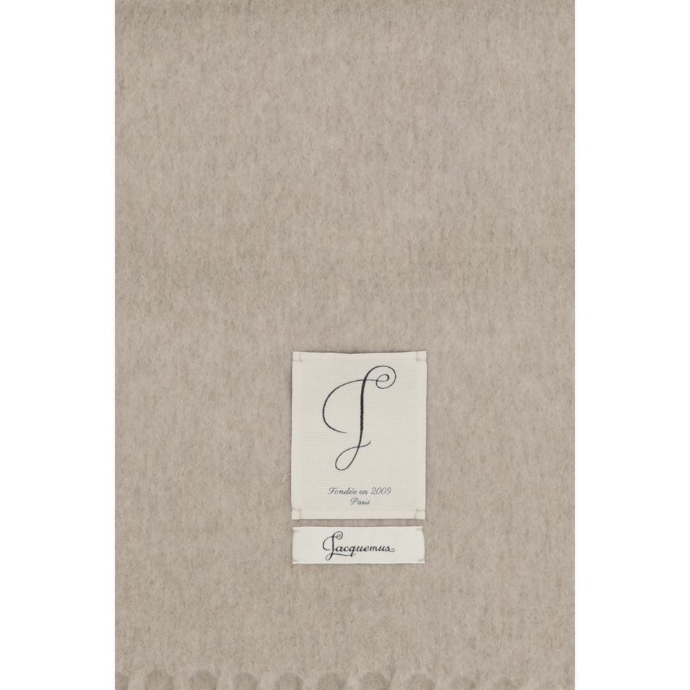 Jacquemus Beige Wool Oves Aries Scarf