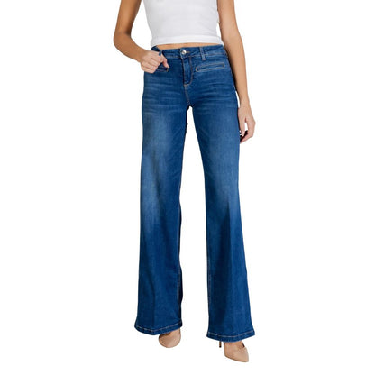 Liu Jo Blue Cotton Bootcut Jeans