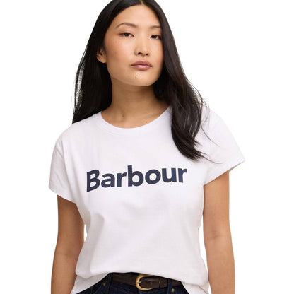 Barbour White Cotton T-Shirt