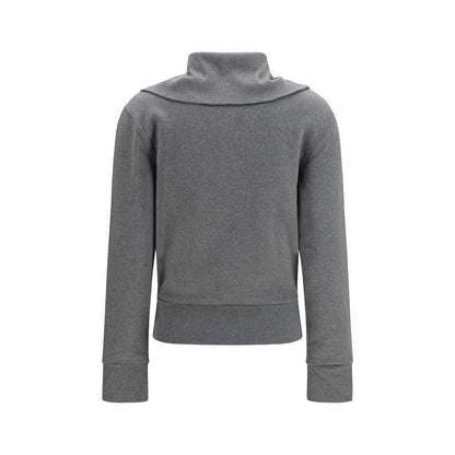 Balenciaga Gray Cotton Sweatshirt