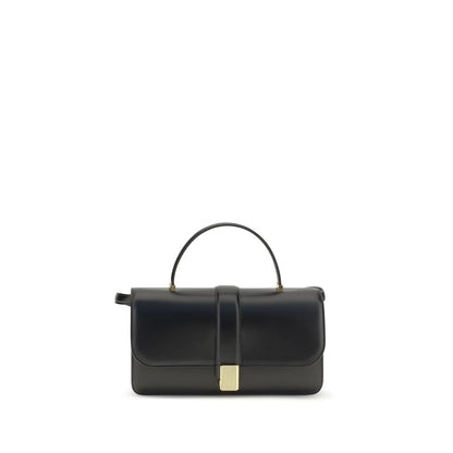 Khaite Black Calf Leather Bos Taurus Handbag