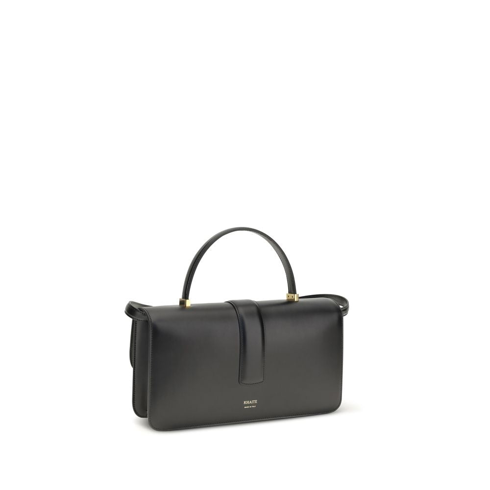 Khaite Black Calf Leather Bos Taurus Handbag