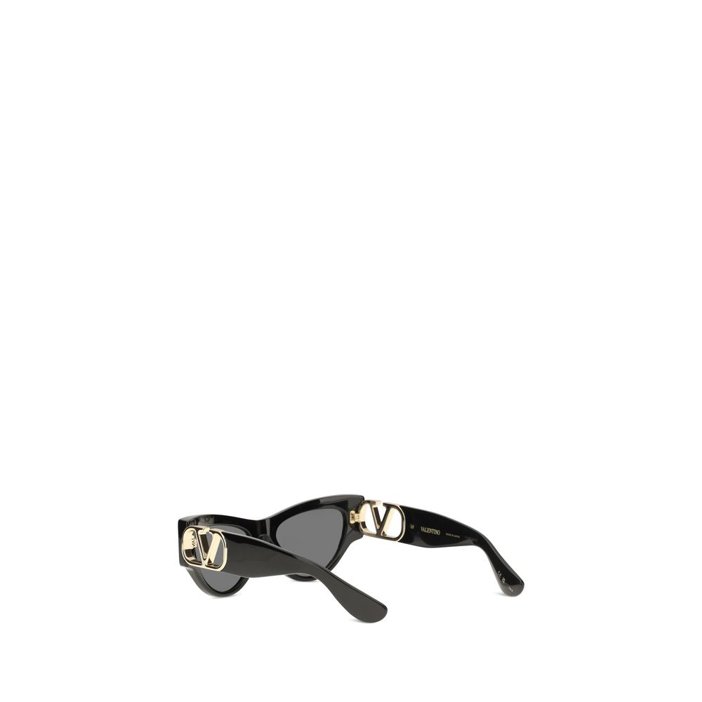 Valentino Garavani Black Acetate Sunglasses