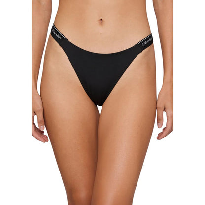 Calvin Klein Jeans Black Recycled Polyester Bikini