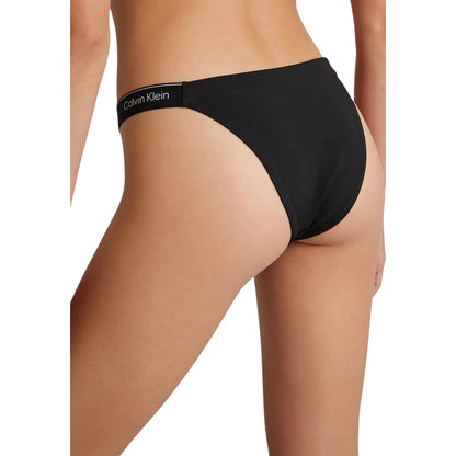 Calvin Klein Jeans Black Recycled Polyester Bikini