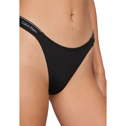 Calvin Klein Jeans Black Recycled Polyester Bikini