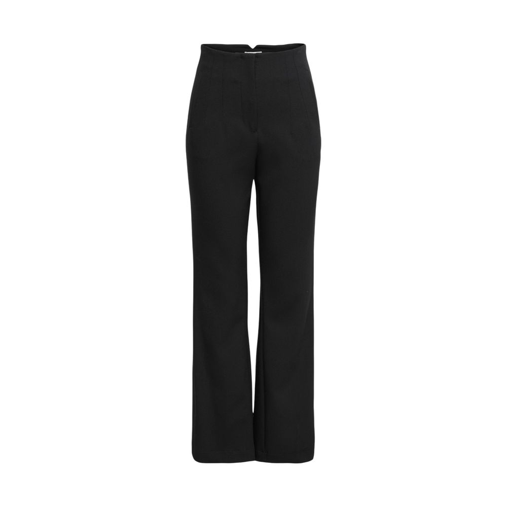 Only Black Recycled Polyester Flared Pants