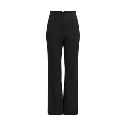 Only Black Recycled Polyester Flared Pants
