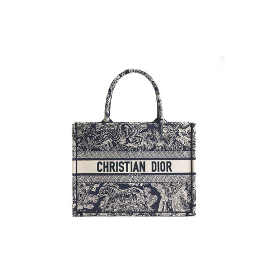 Dior Blue Cotton Tote Bag