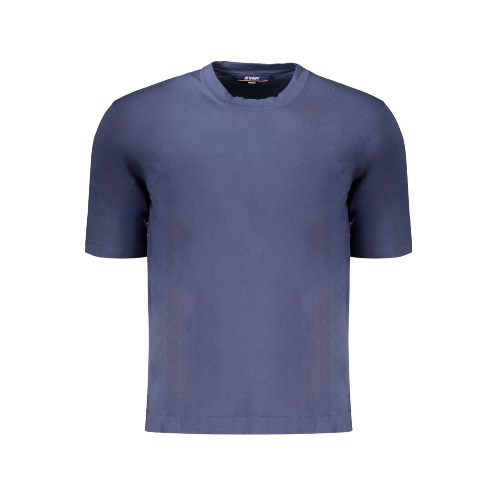 K-WAY Blue Cotton Men's T-Shirt