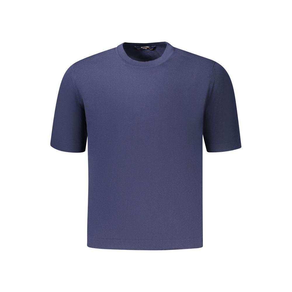 K-WAY Blue Cotton Men's T-Shirt