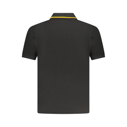 K-WAY Black Cotton Male Polo Shirt