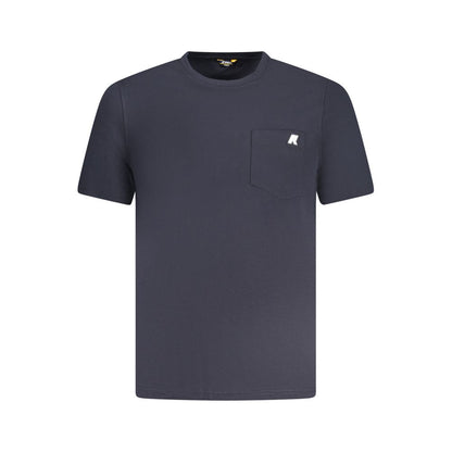 K-WAY Blu Cotton Men T-Shirt