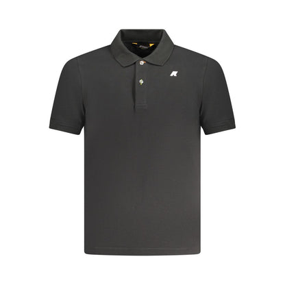 K-WAY Black Cotton Men's Polo Shirt